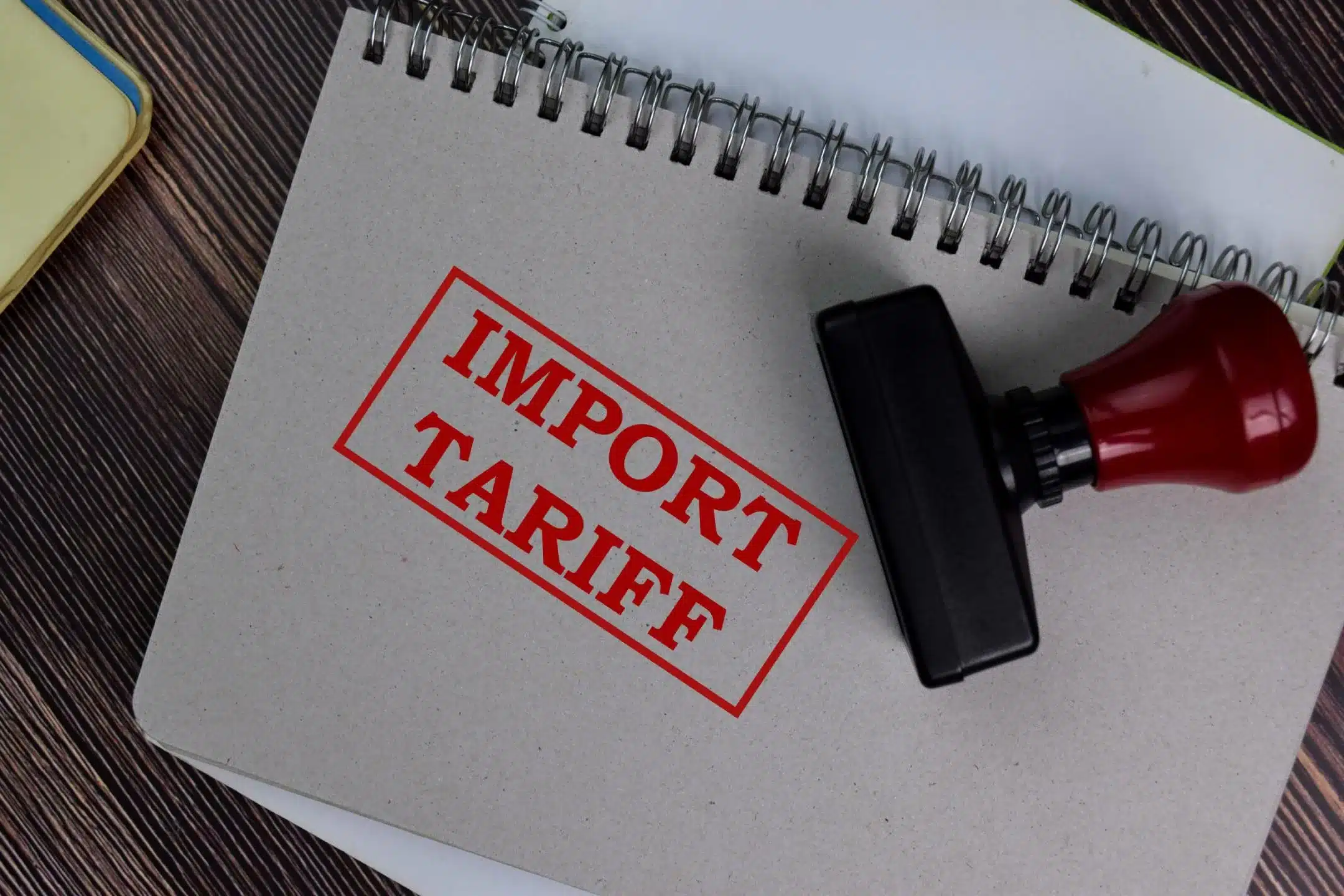 pečiatka import tariff - importné clo
